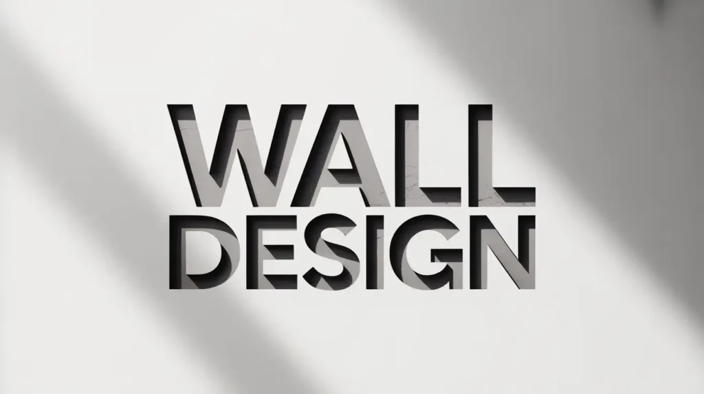 Wall Design 1 Wall Design